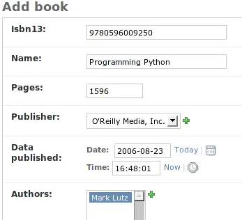 Add book