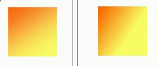 Linear gradient with two stops