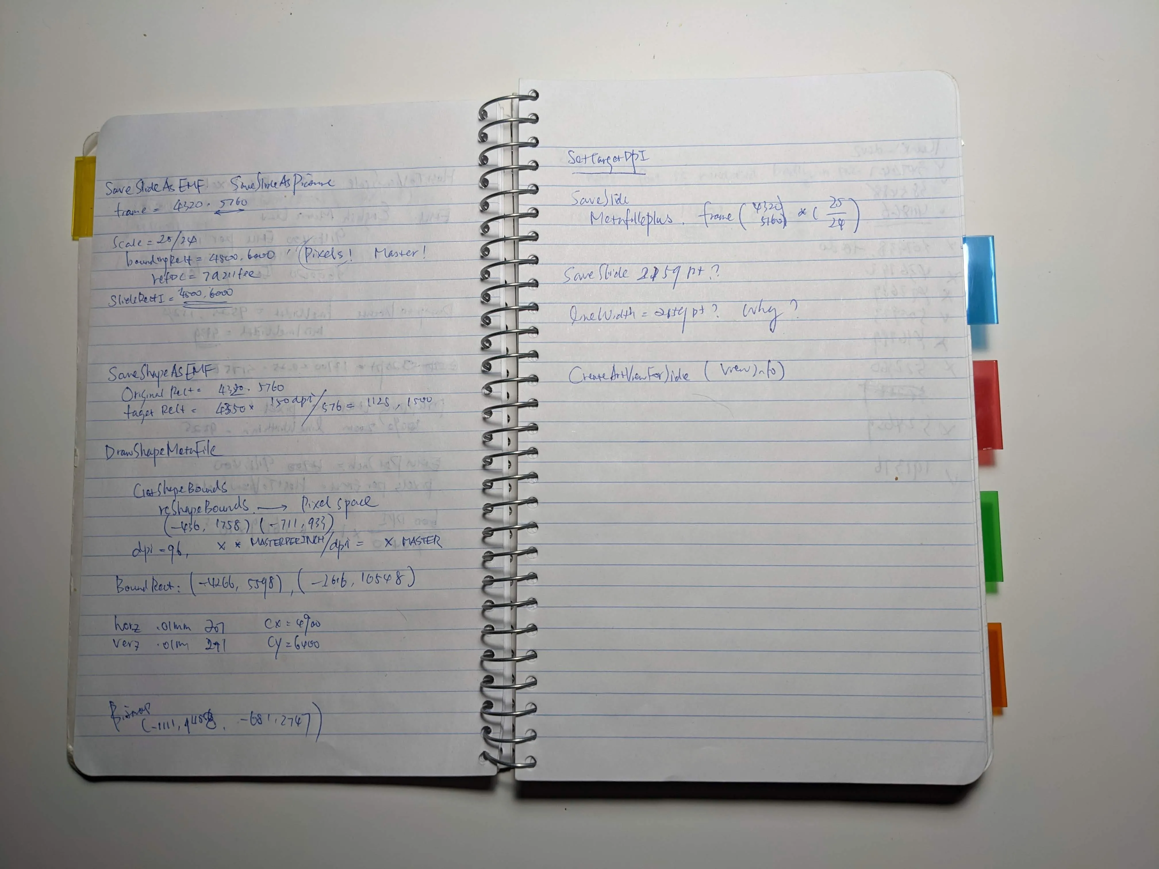 Notebook used in Microsoft