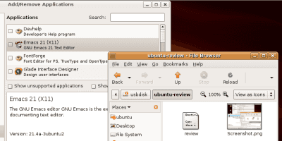 Screenshot of Ubuntu Automount